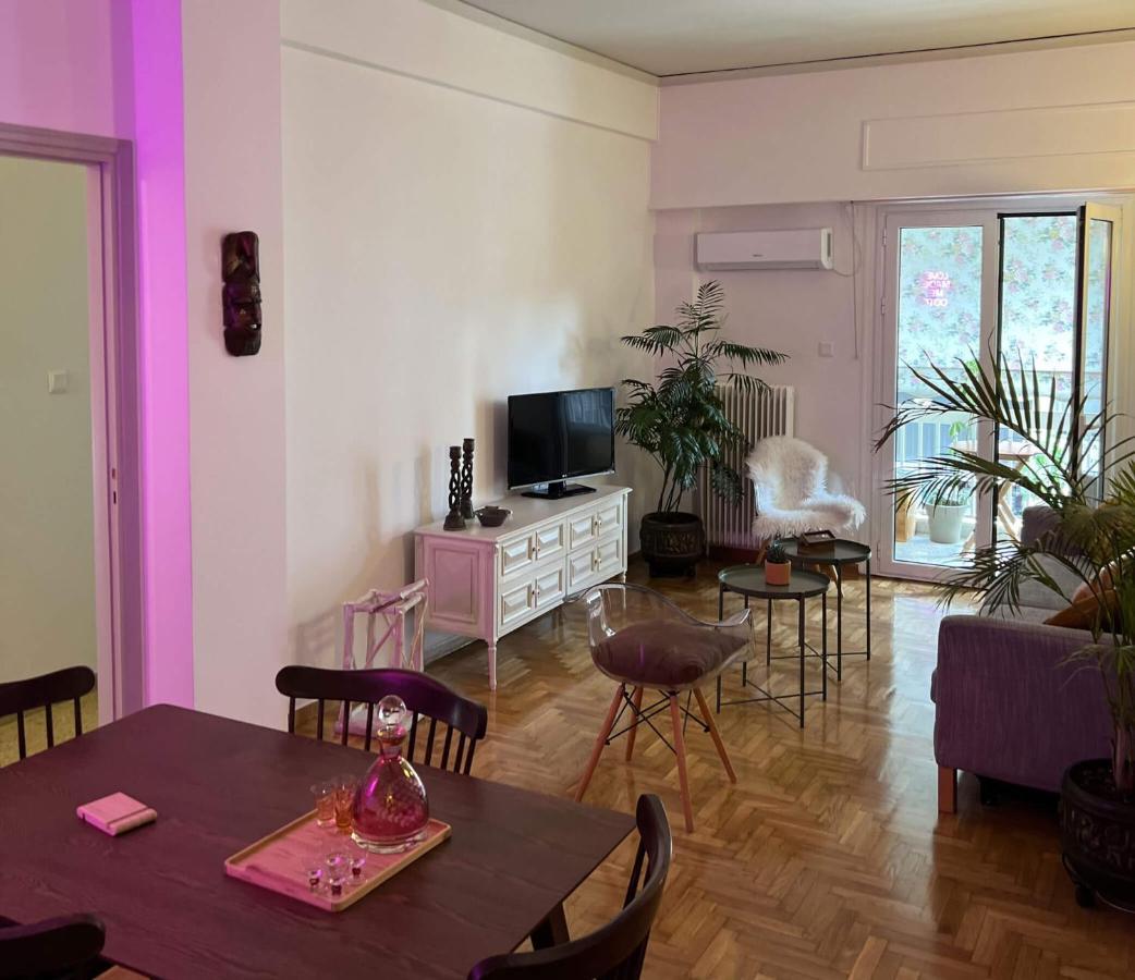 Comfortable 2-Bedroom Apartment Near City Center 100M From Metro 雅典 外观 照片