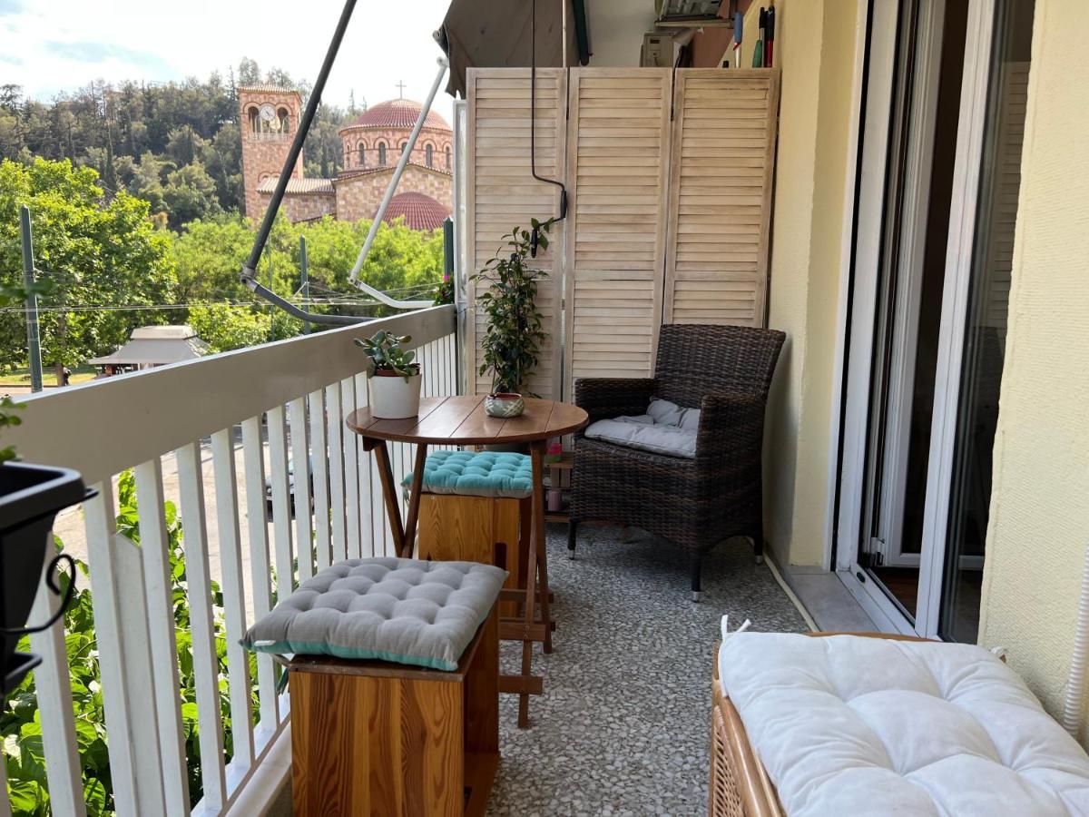 Comfortable 2-Bedroom Apartment Near City Center 100M From Metro 雅典 外观 照片